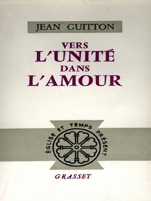 cover image of Vers l'unité dans l'amour